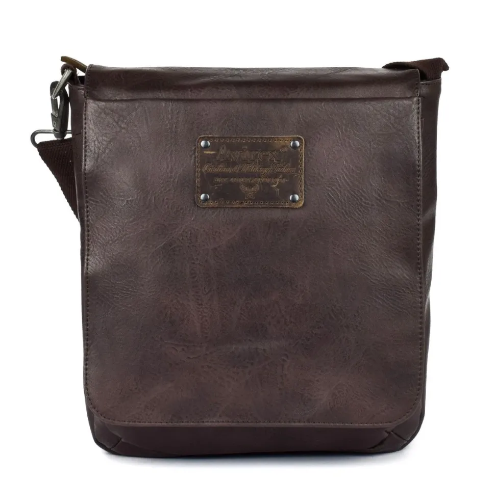 Hot Avirex Borsa uomo Buffalo 01 Marrone