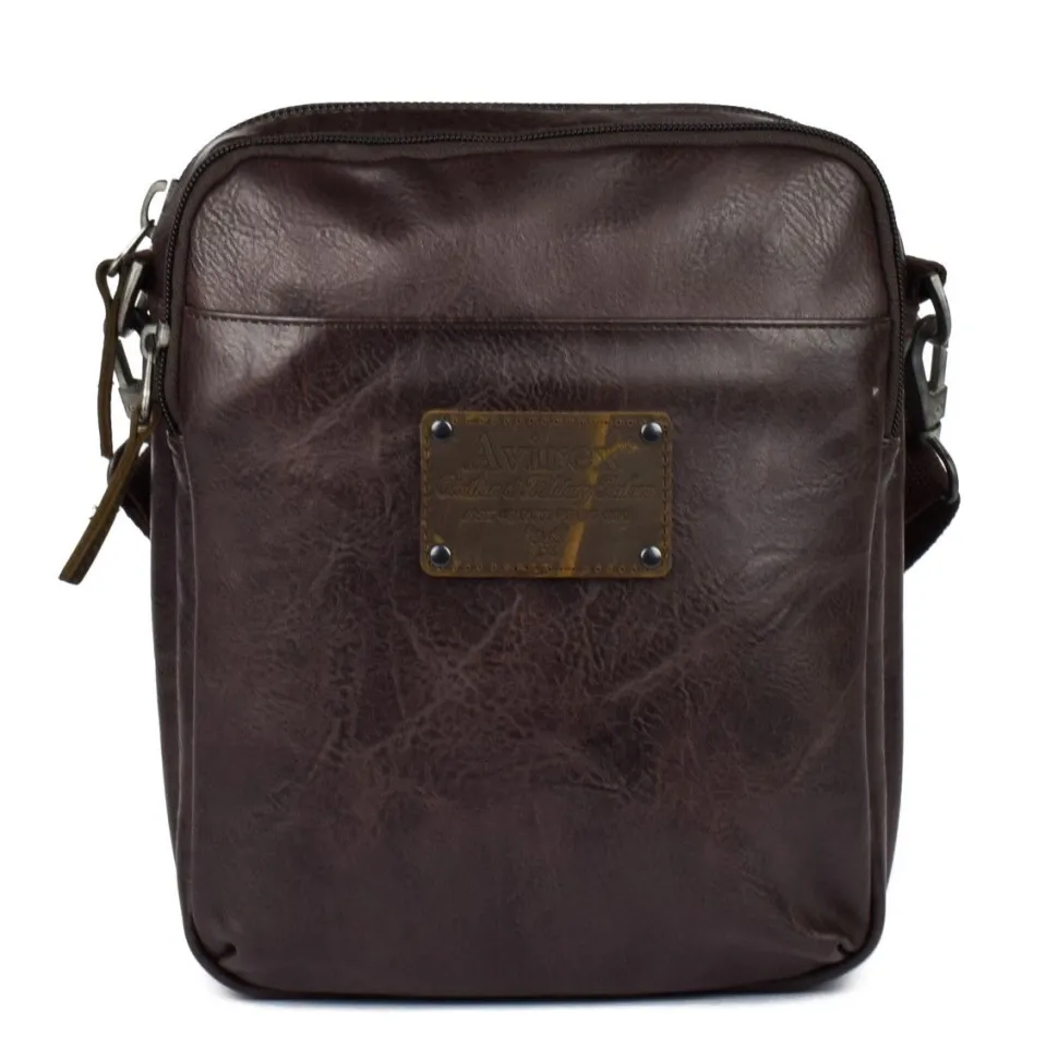 Sale Avirex Borsa uomo Buffalo 03 Marrone