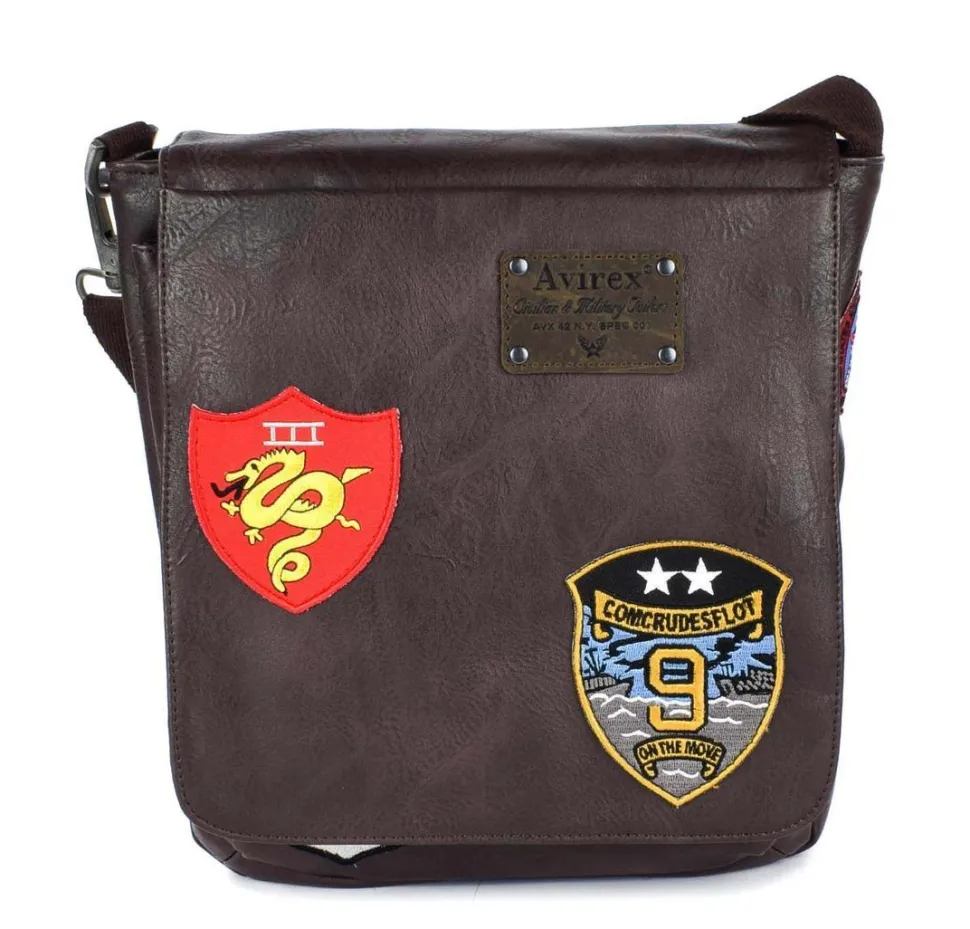 Flash Sale Avirex Borsa uomo Maverick 01 Marrone