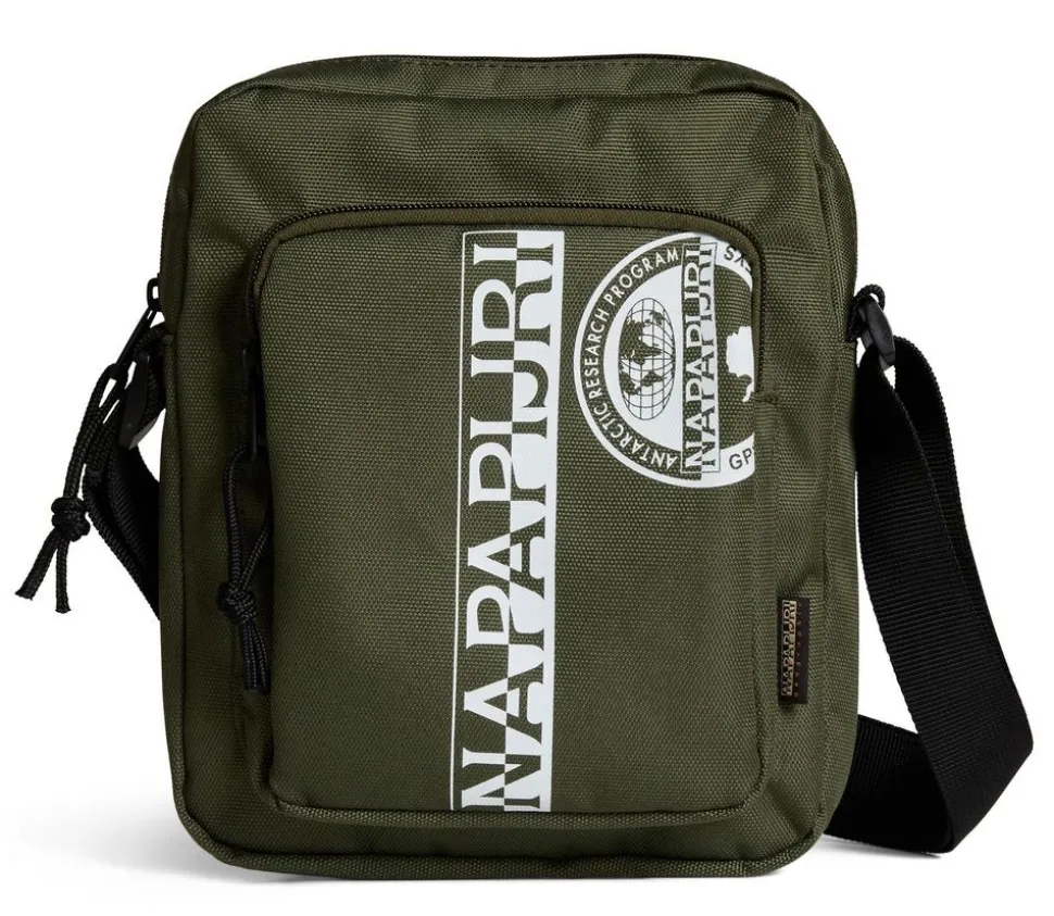 Hot Napapijri Borsa uomo Happy Cross 5 Verde