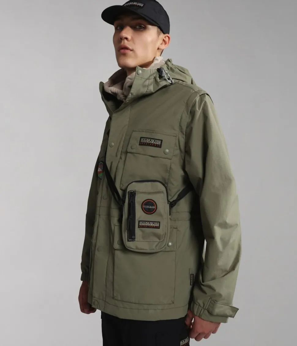 Store Napapijri Borsa uomo Voyage Crossover Green Lichen GreenLichen