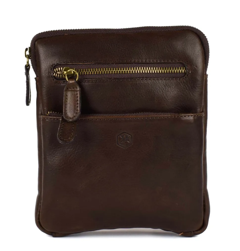 Hot Valentina Borsa uomo In Pell 2215 Marrone