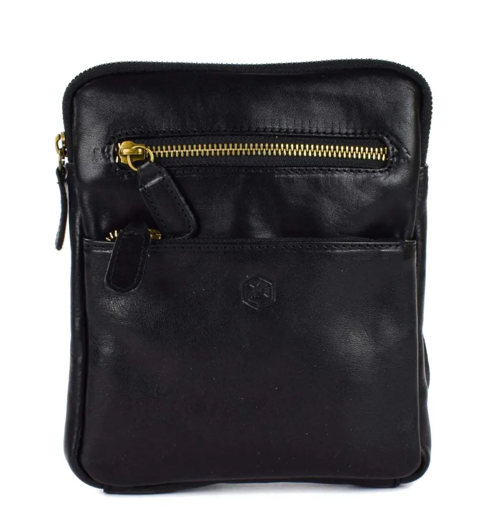 Sale Valentina Borsa uomo In Pell 2215 Nero