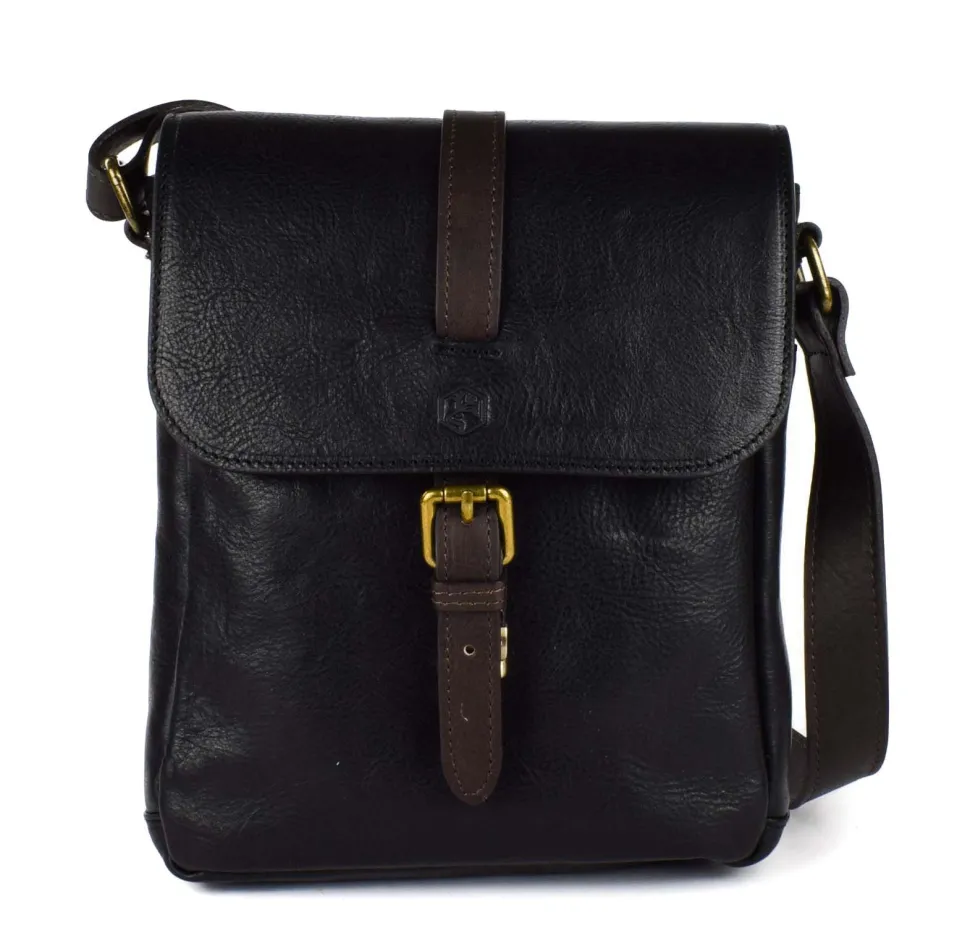 Hot Valentina Borsa uomo In Pell 19404 Nero