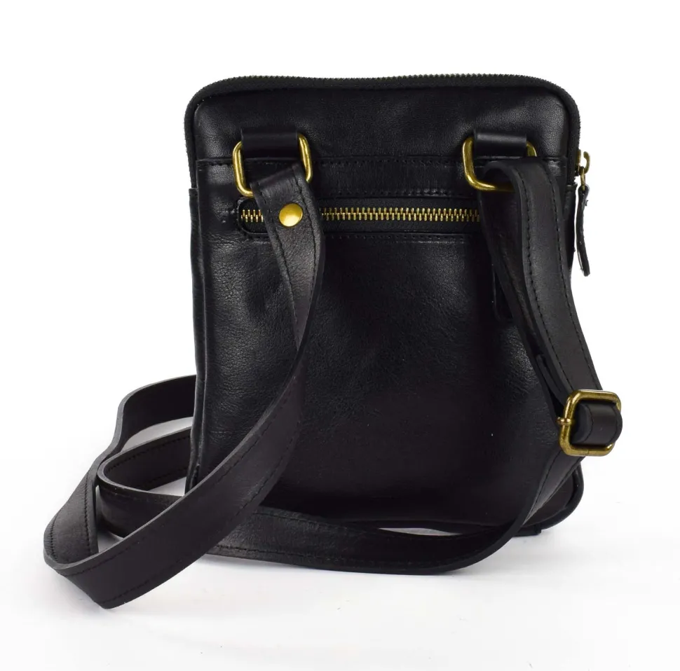 Sale Valentina Borsa uomo In Pell 2215 Nero