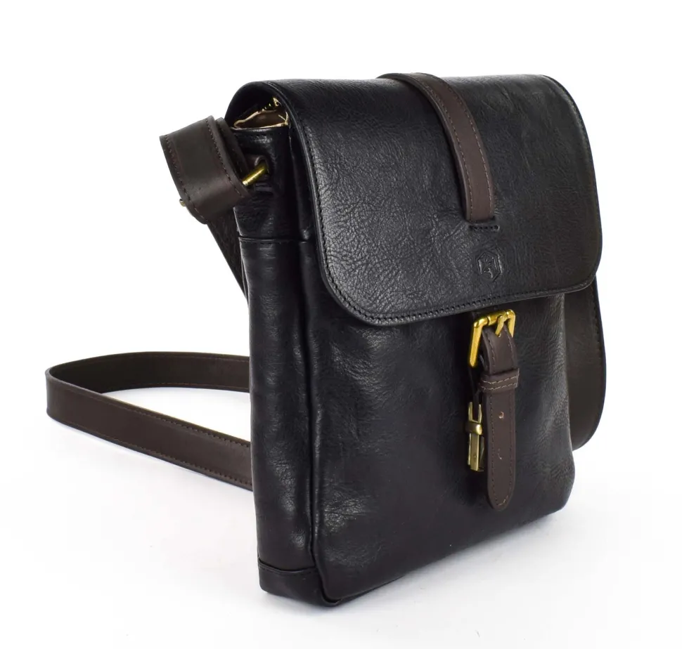 Hot Valentina Borsa uomo In Pell 19404 Nero