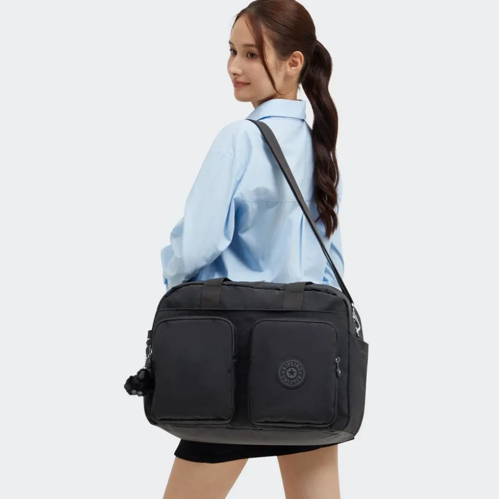 borsone_medio_kipling_defea_xl_black_noir_7.webp New Kipling Borsone medio Defea XL Black Noir BlackNoir