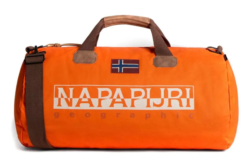 Best Napapijri Borsone Bering Orange Red OrangeRed
