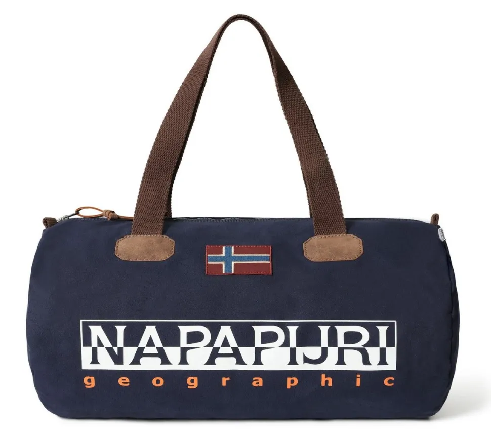 Clearance Napapijri Borsone Bering Small Blu Marine BluMarine