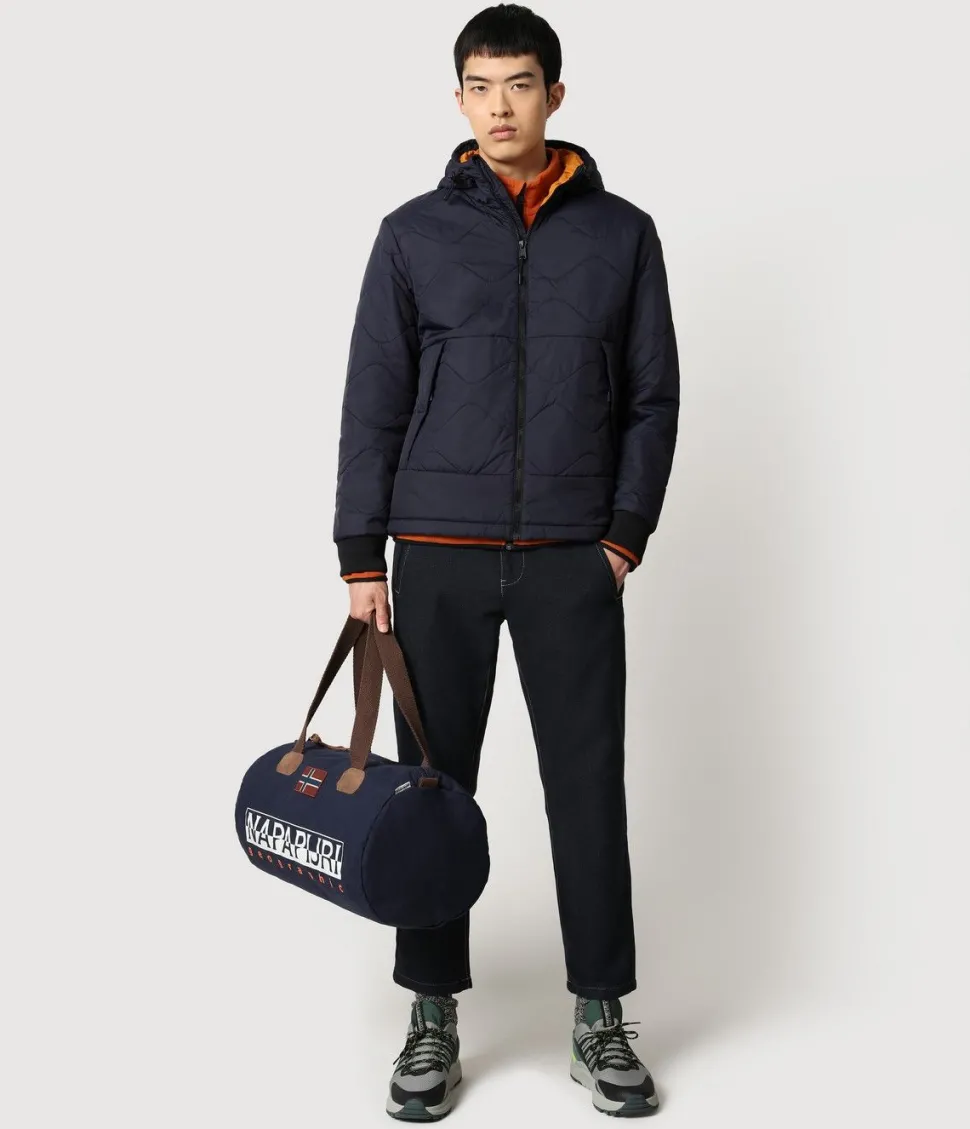 Clearance Napapijri Borsone Bering Small Blu Marine BluMarine