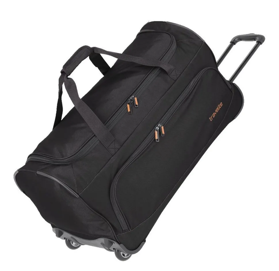 Cheap Travelite Borsone Trolley Basics M 96277 Nero