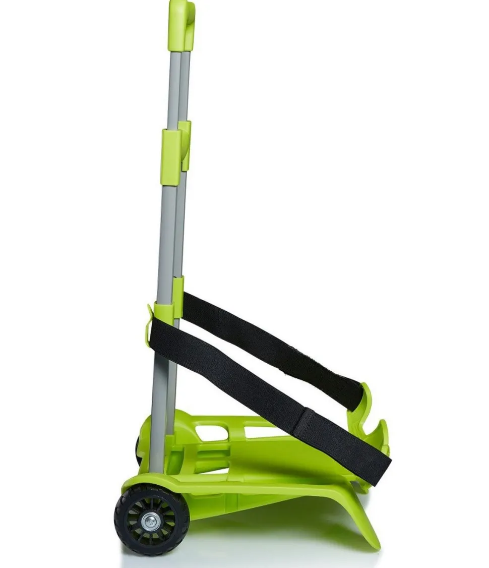 New Seven Carrello Trolley per zaino scuola BE BOX Verde