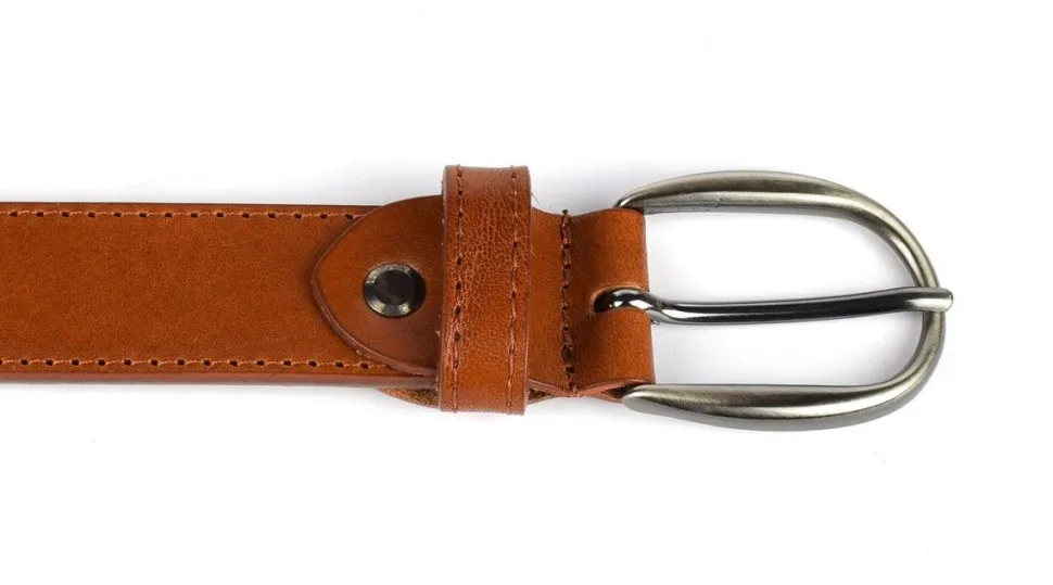 Best SIMPLYUP Cintura donna in pelle 1004 Cuoio