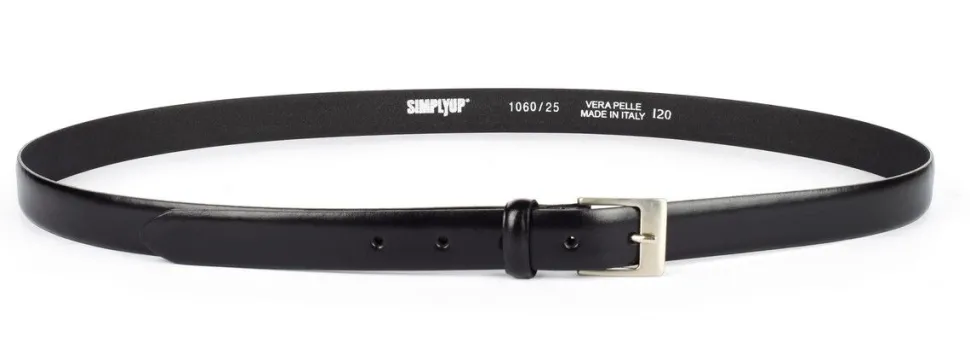 Flash Sale SIMPLYUP Cintura donna in pelle 1060 Nera Nero