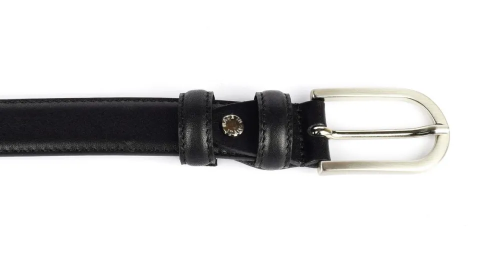Fashion SIMPLYUP Cintura donna in pelle 8041 Nera Nero