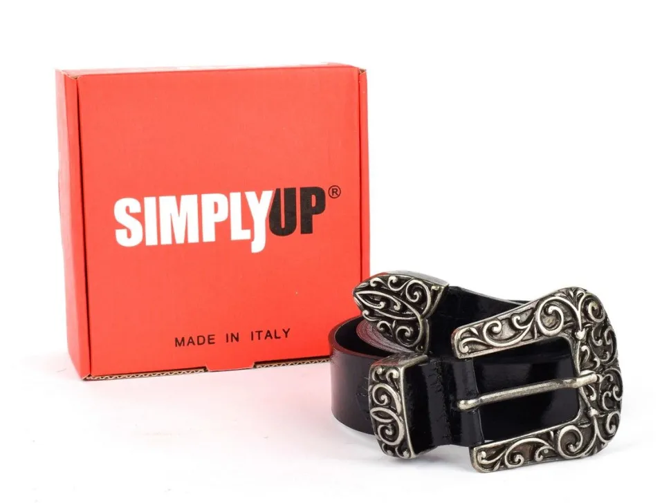 cintura_donna_in_pelle_simplyup__nera_3.webp Cheap SIMPLYUP Cintura donna in pelle 1077 Nera