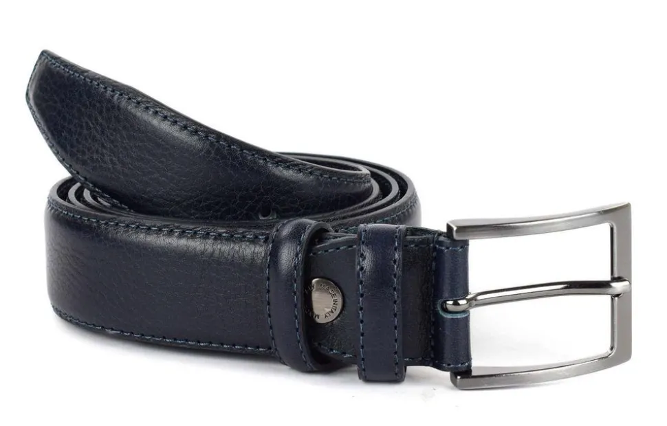 New Emporio Cattani Cintura in pelle 03 Blu