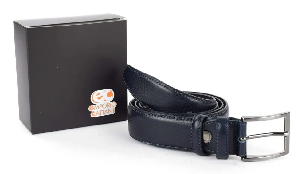 New Emporio Cattani Cintura in pelle 03 Blu