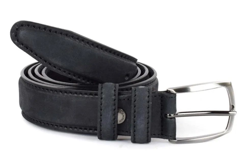 Fashion Emporio Cattani Cintura in pelle 04 Nera Nero