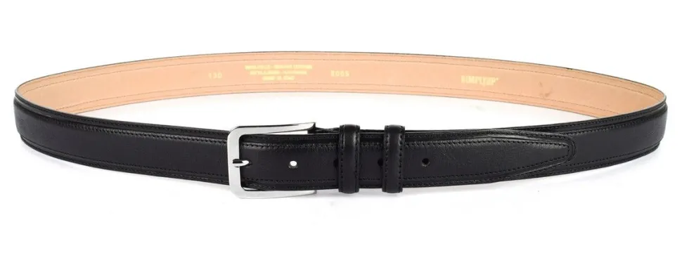 Shop SIMPLYUP Cintura uomo in pelle 8005 Nera Nero
