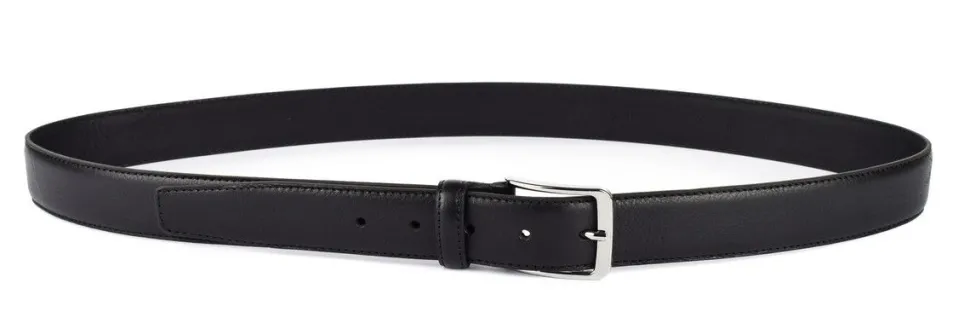 New SIMPLYUP Cintura uomo in pelle 9005 Nera Nero