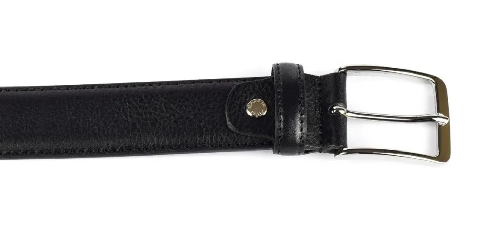 New SIMPLYUP Cintura uomo in pelle 9005 Nera Nero