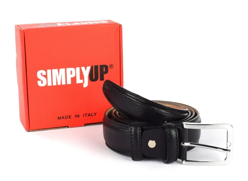 cintura_uomo_in_pelle_simplyup__nera_2-1.webp Shop SIMPLYUP Cintura uomo in pelle 8005 Nera Nero