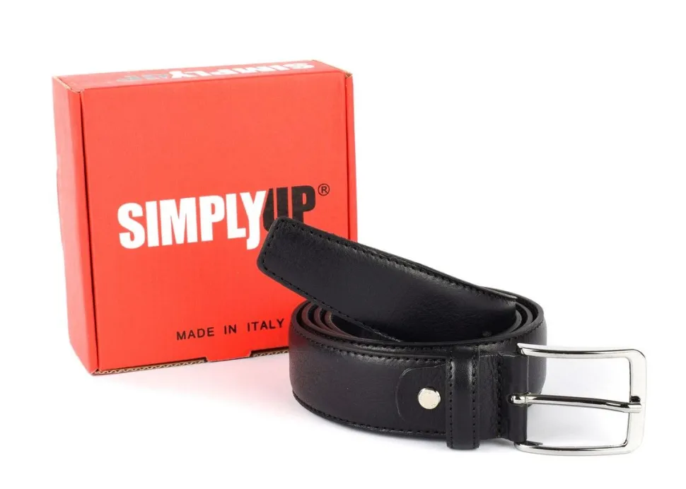 cintura_uomo_in_pelle_simplyup__nera_2.webp New SIMPLYUP Cintura uomo in pelle 9005 Nera Nero
