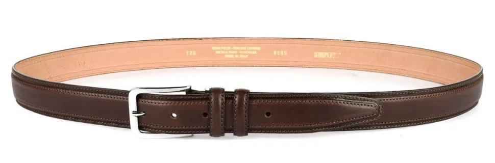 Cheap SIMPLYUP Cintura uomo in pelle 8005 Testa Moro TestaMoro