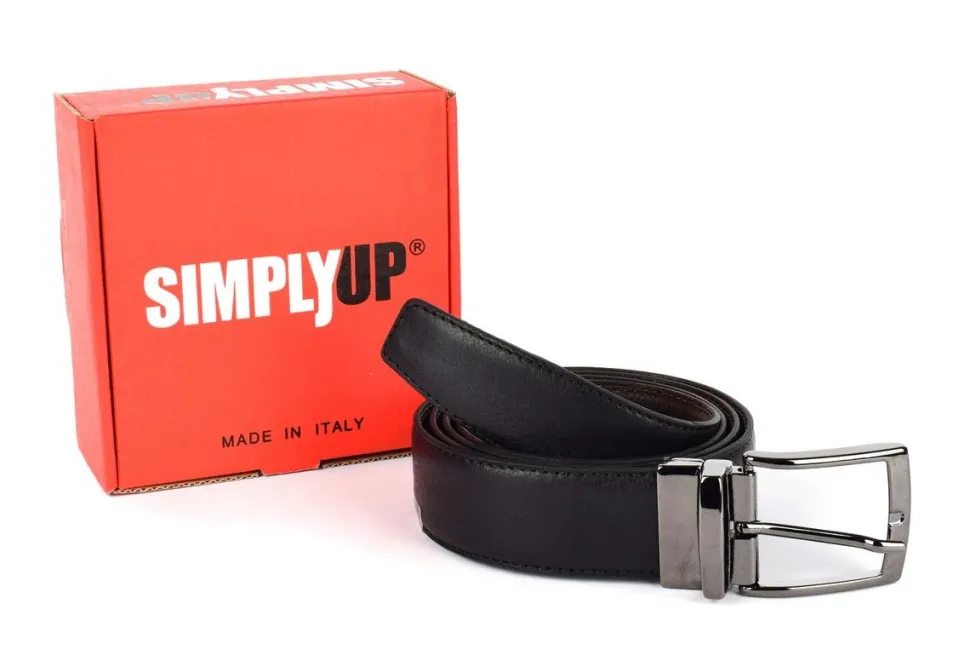cintura_uomo_reversibile_in_pelle_simplyup__neramarrone_3.webp Cheap SIMPLYUP Cintura uomo reversibile in pelle 8235 Nera/Marrone