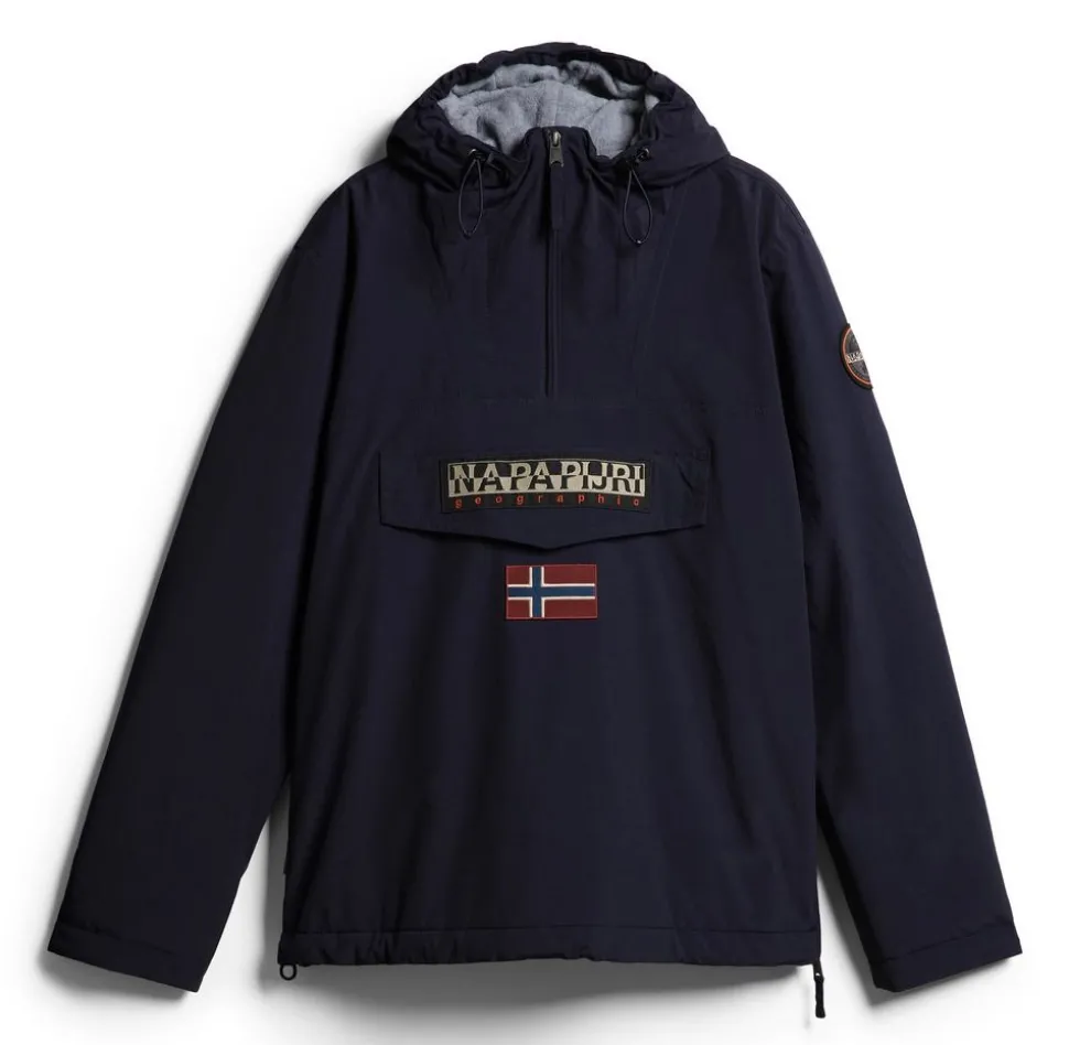 Hot Napapijri Giacca Anorak Rainforest Winter Blu