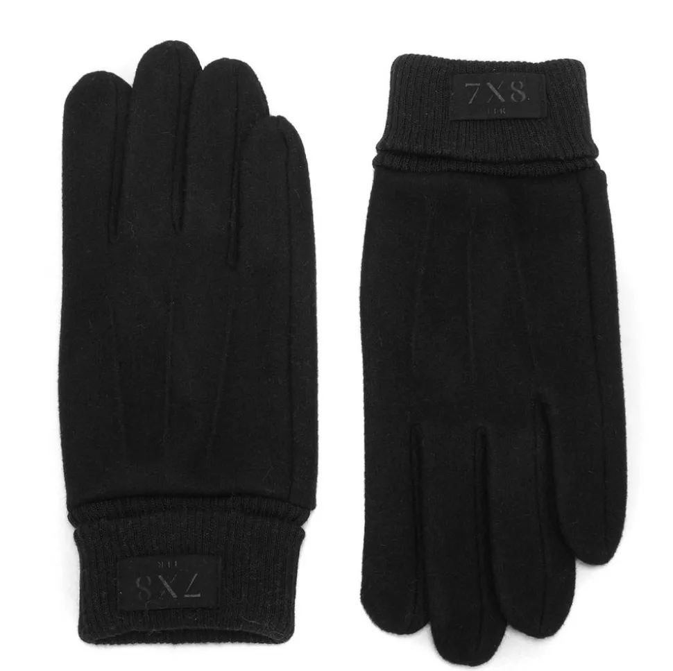 Hot 7x8flr Guanti uomo 7x8 Nero