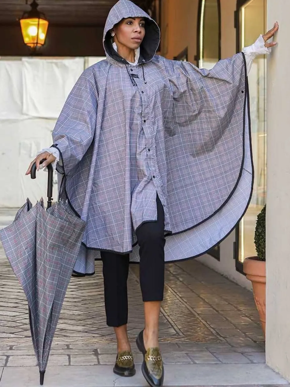 mantella_antipioggia_cape_ydry_ycape_principe_di_galles_4.webp Flash Sale Ydry Mantella antipioggia Cape Y-dry Y-Cape Principe di Galles