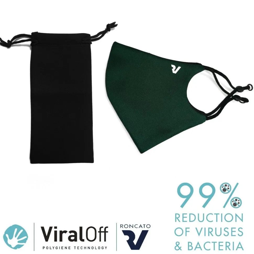 Outlet Roncato Mascherina di protezione Viraloff misura S Verde
