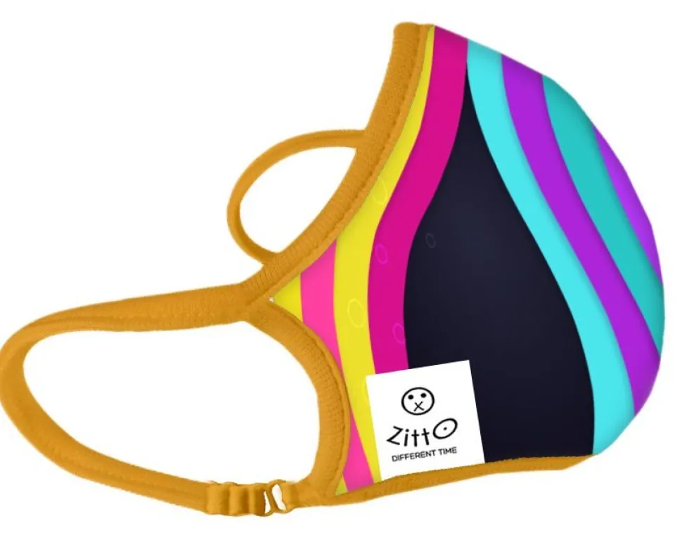 Sale Zitto Mascherina di protezione Mask Black'n Waves Black'nWaves