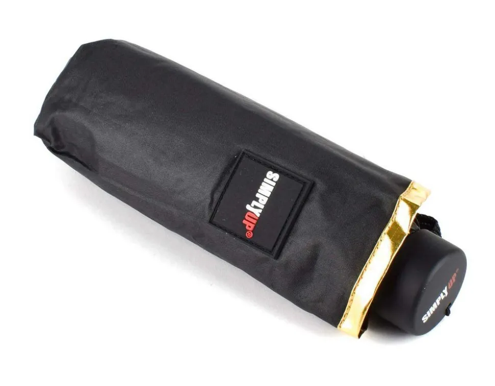 Store SIMPLYUP Ombrello mini manuale 5030 Nero/Oro