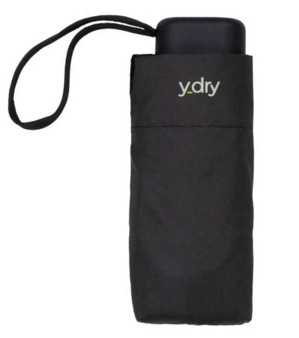 Best Sale Ydry Ombrello mini piatto manuale Gea Nero