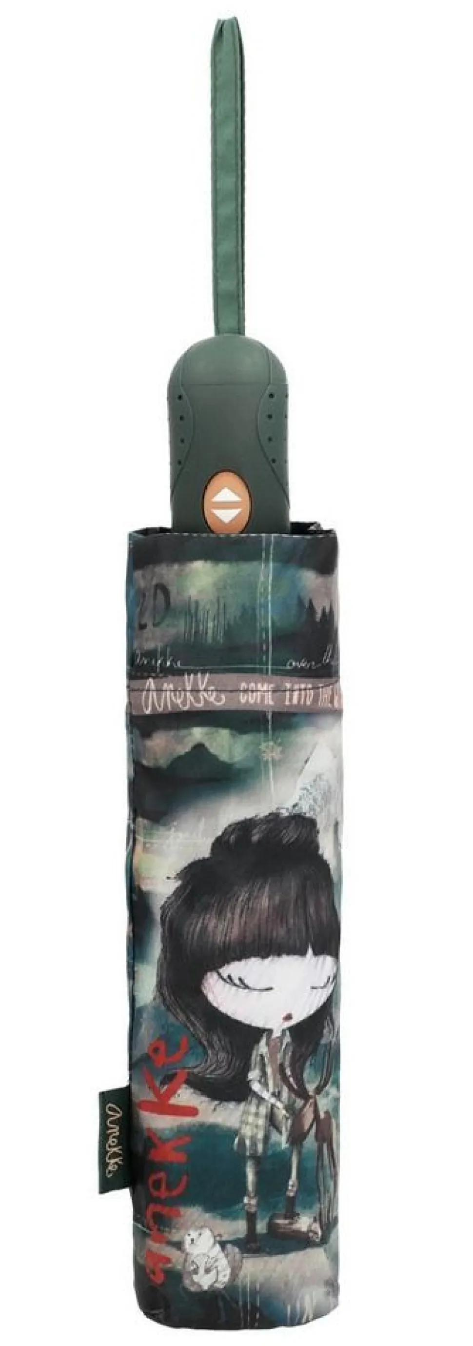 New Anekke Ombrello pieghevole automatico apri/chiudi The Forest 35600-313 TheForest