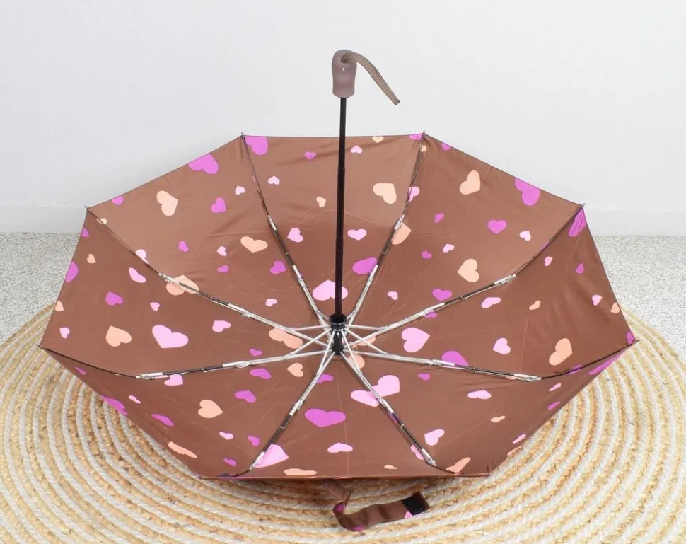 ombrello_pieghevole_automatico_simplyup__hearts_marrone_2.webp New SIMPLYUP Ombrello pieghevole automatico 5042 Hearts Marrone