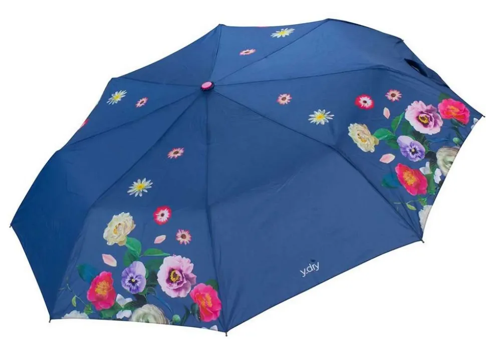 Clearance Ydry Ombrello pieghevole automatico Bouquet Azzurro