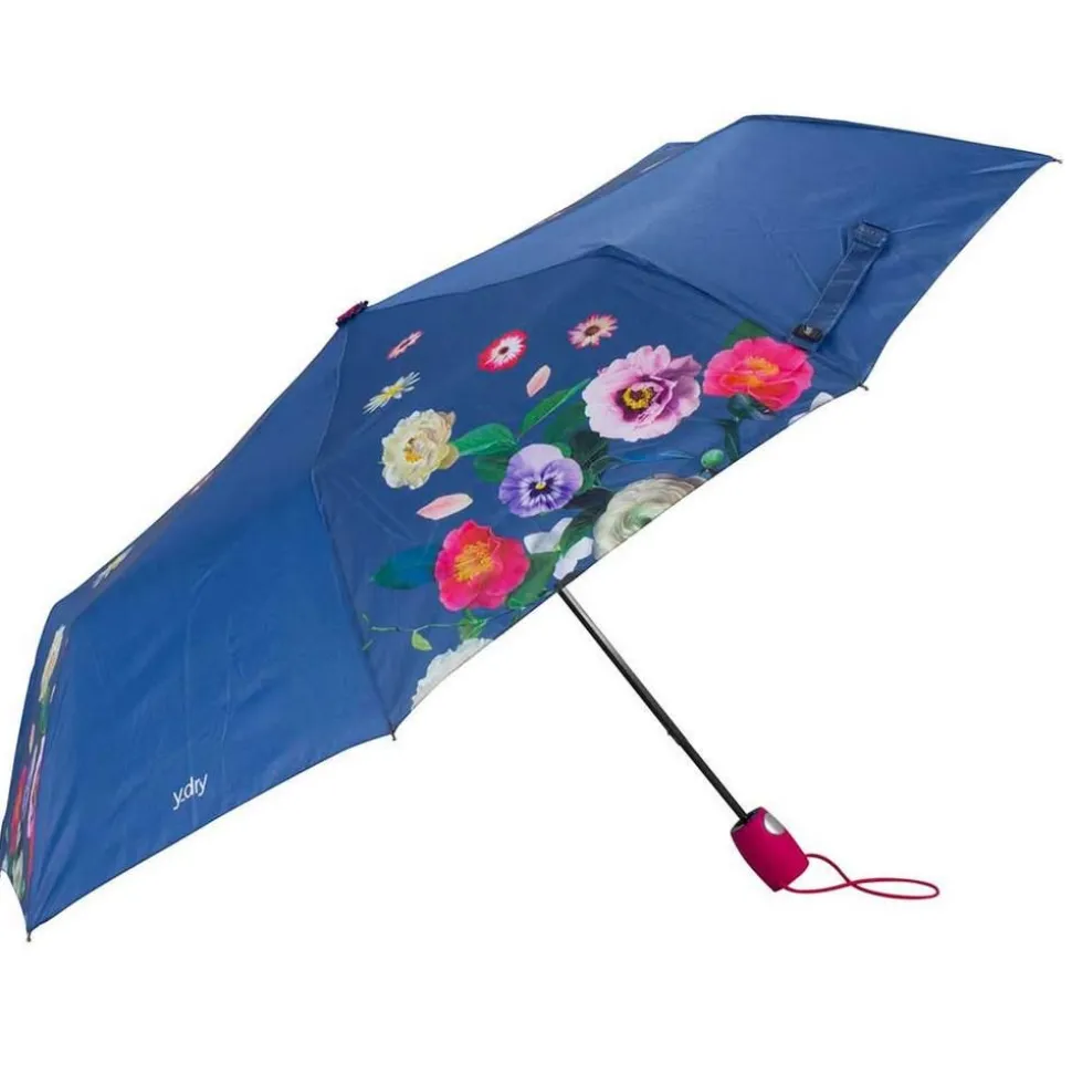 ombrello_pieghevole_automatico_ydry_bouquet_azzurro_3.webp Clearance Ydry Ombrello pieghevole automatico Bouquet Azzurro