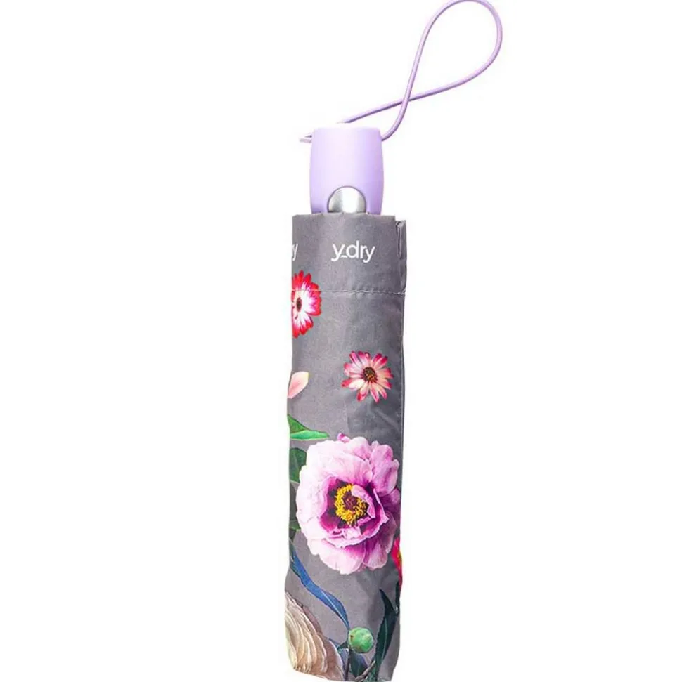 Cheap Ydry Ombrello pieghevole automatico Bouquet Grigio