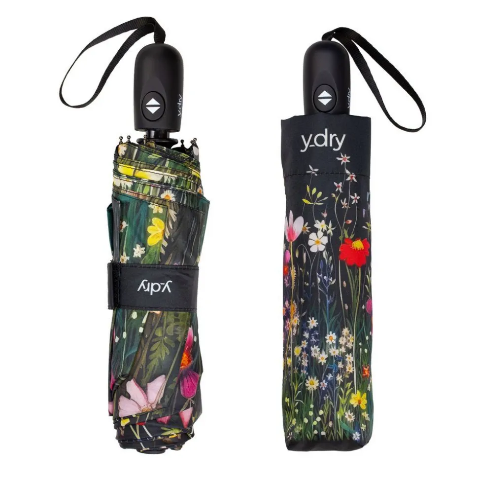 ombrello_pieghevole_automatico_ydry_campo_de_fiori_nero_2.webp Flash Sale Ydry Ombrello pieghevole automatico Y-dry Campo de' Fiori Nero
