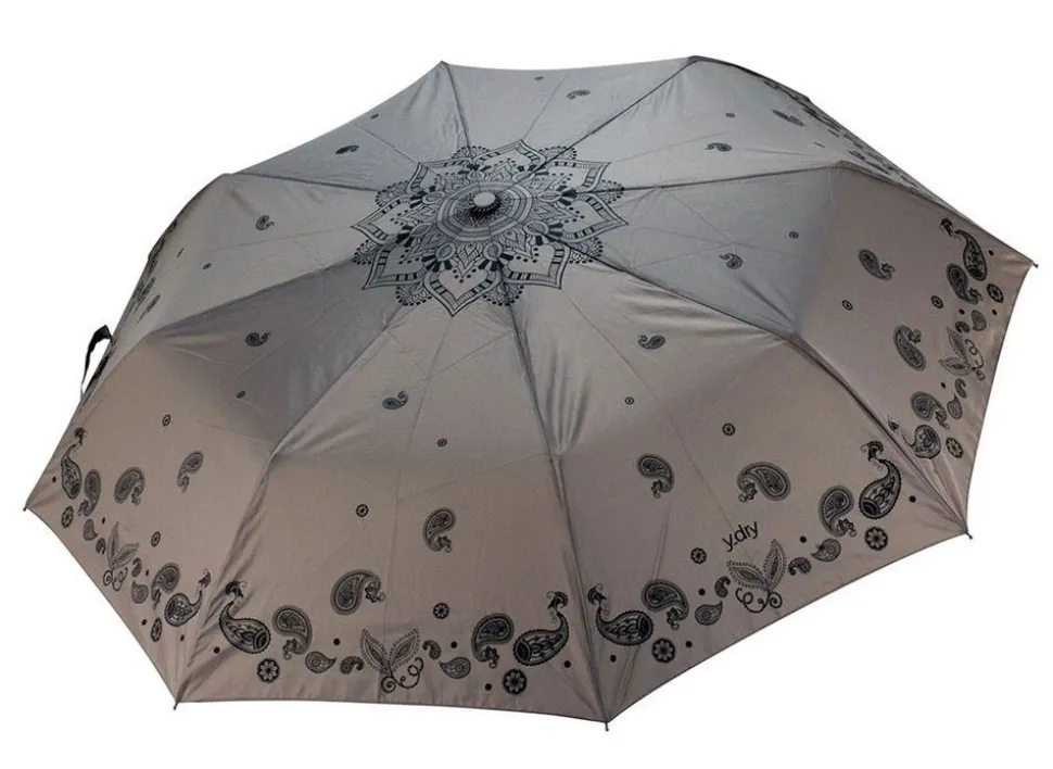 Cheap Ydry Ombrello pieghevole automatico Mandala Taupe