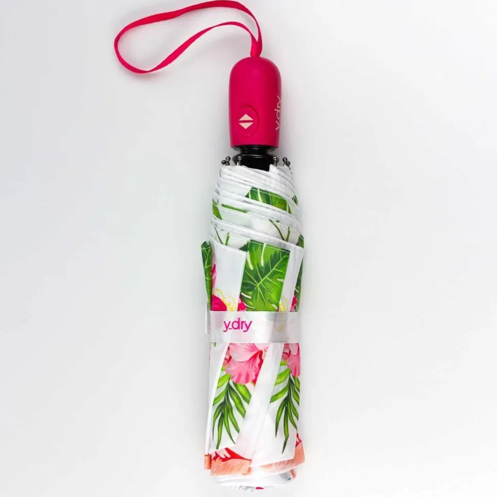 ombrello_pieghevole_automaticoydry_flamingo_bianco_4.webp Hot Ydry Ombrello pieghevole automaticoY-dry Flamingo Bianco