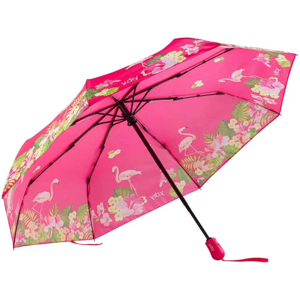 ombrello_pieghevole_automaticoydry_flamingo_rosa_3.webp Shop Ydry Ombrello pieghevole automaticoY-dry Flamingo Rosa