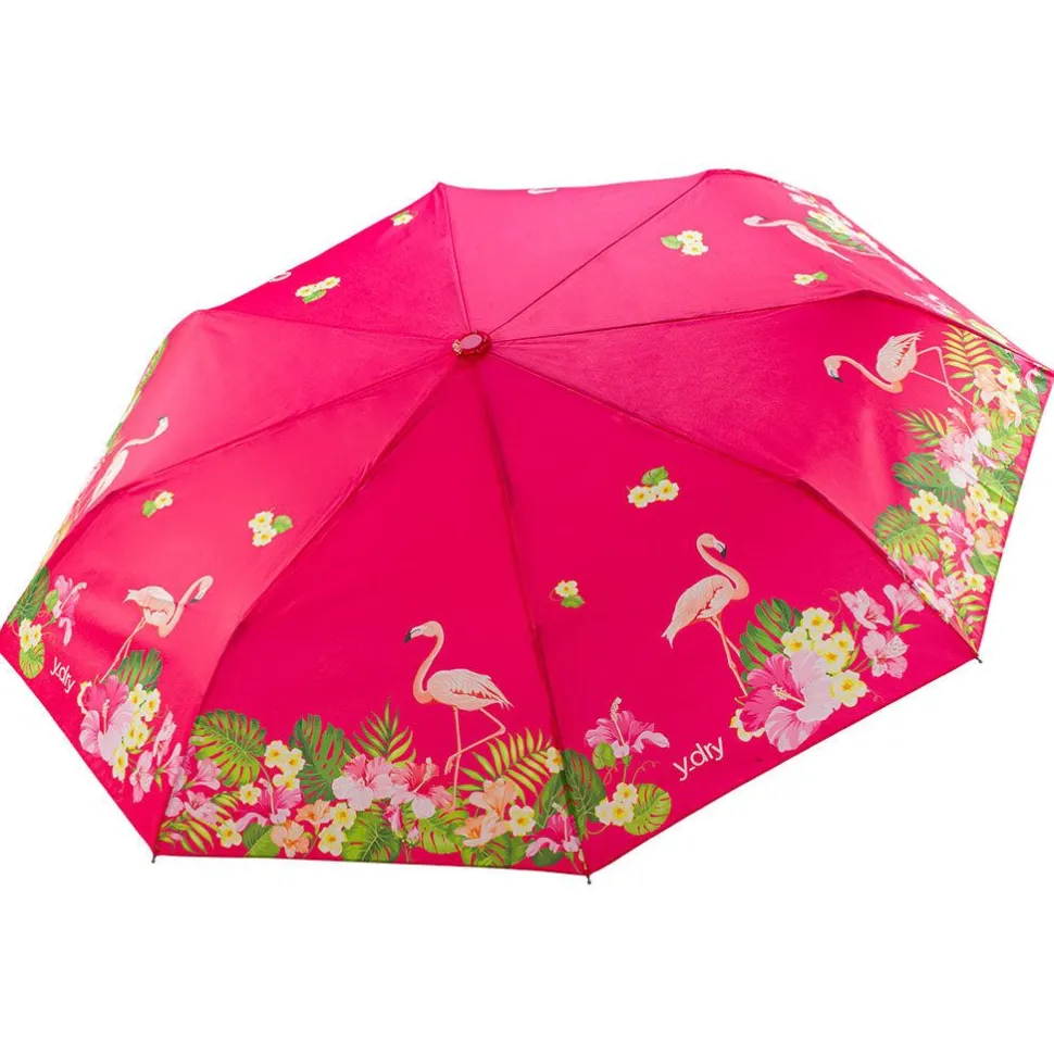 ombrello_pieghevole_automaticoydry_flamingo_rosa_5.webp Shop Ydry Ombrello pieghevole automaticoY-dry Flamingo Rosa