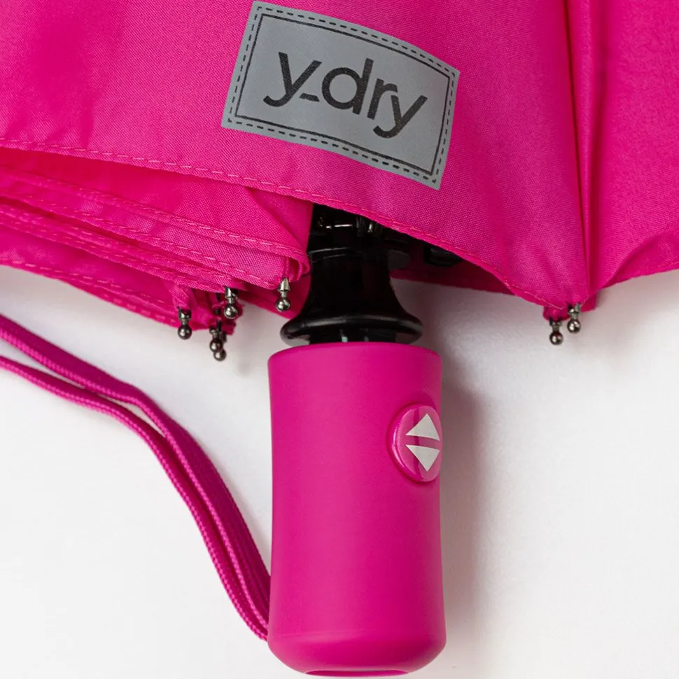 ombrello_pieghevole_automaticoydry_stitch_fuxia_2.webp Fashion Ydry Ombrello pieghevole automaticoY-dry Stitch Fuxia