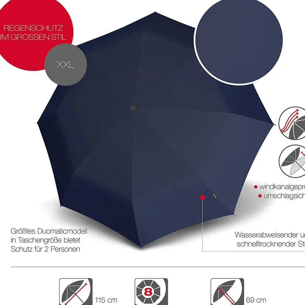 ombrello_pieghevole_maxi_automatico_knirps_t_navy_2.webp Discount Knirps Ombrello pieghevole Maxi automatico T.400 Navy
