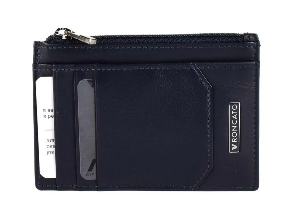 Shop Roncato Portadocumenti piatto con zip Manchester 065 Navy